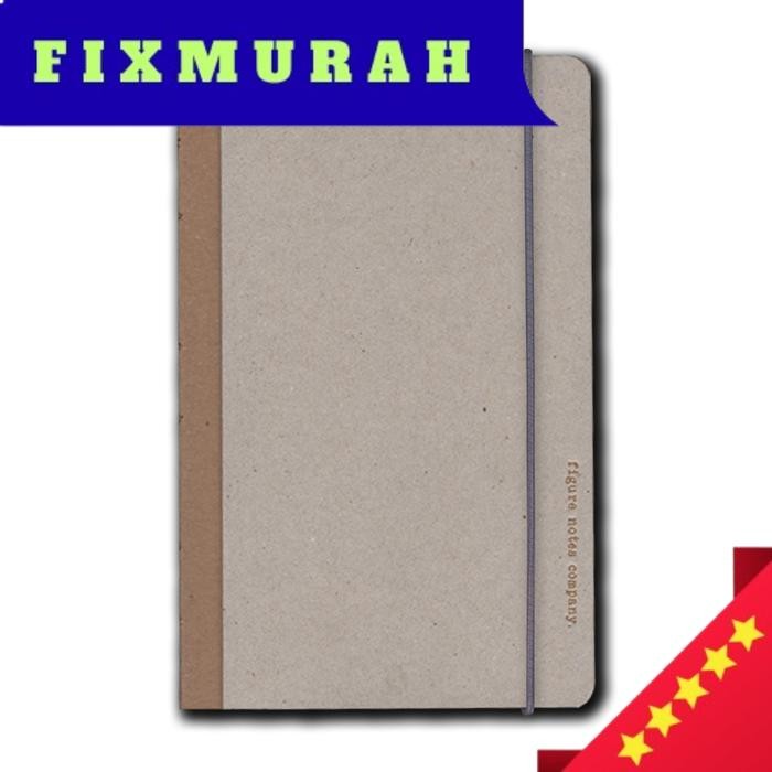 

Rubble Book RAW Figure Notes - Recycled Notebook - Medium Size - Amethyst Blue, Dotted-Graph