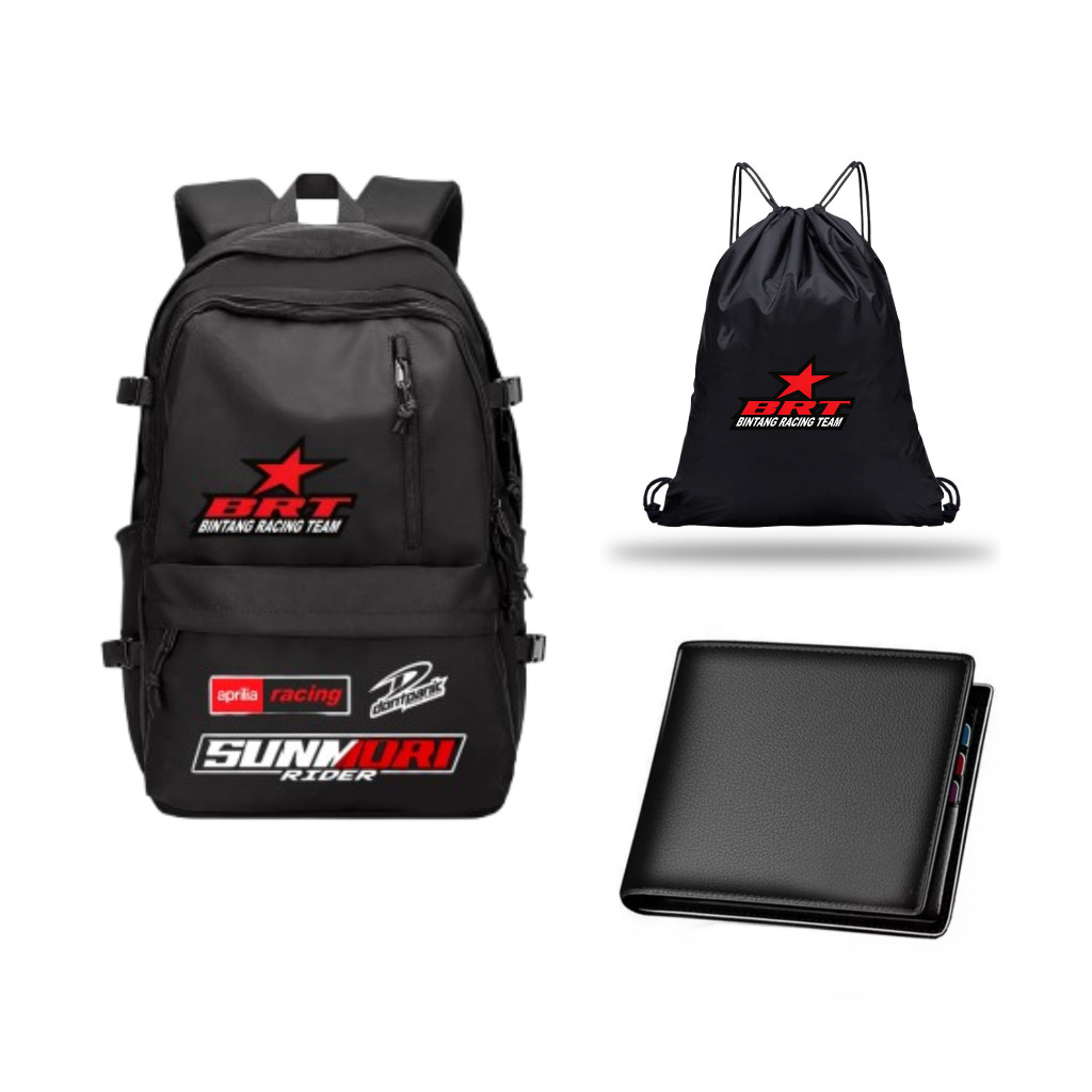 Tas Ransel Sekolah Pria Motif Racing Balap Terbaru - Backpack Racing