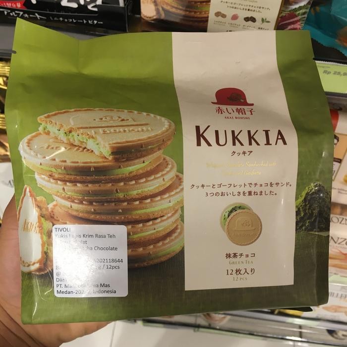 

Tivoli l Kukkia Matcha Chocolate Cookies-kukis lapis 116gr