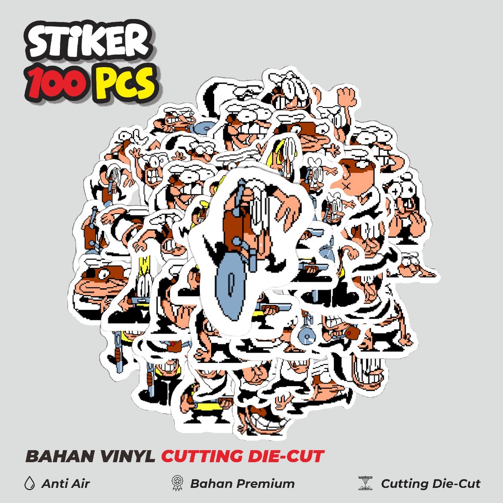 

Terbaru! 50 pcs Pizza T Pepi V4 Dekorasi Lucu Kreatif untuk Notebook, Skateboard, HP