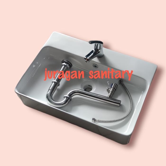 Paket Wastafel Kotak Besar model TOTO