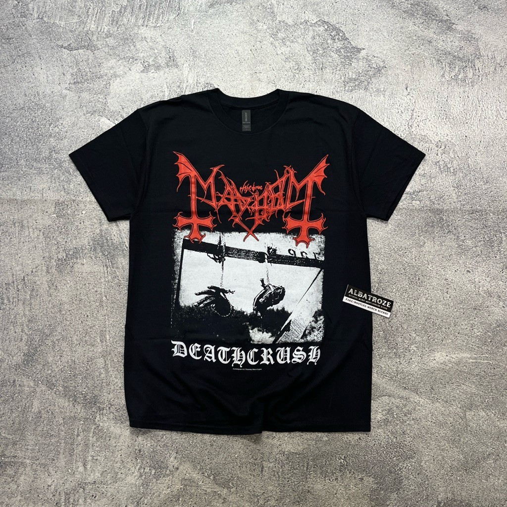 (COD) T-SHIRT / KAOS BAND OFFICIAL MAYHEM - DEATHCRUSH