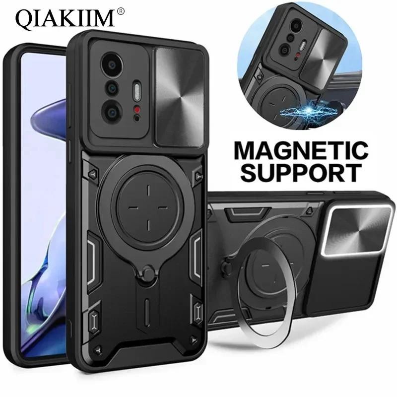 CASE XIAOMI MI 11T / MI 11T PRO MAGNETIC IRING CASE ROTARY STANDING PHONE SLIM FIT CASE