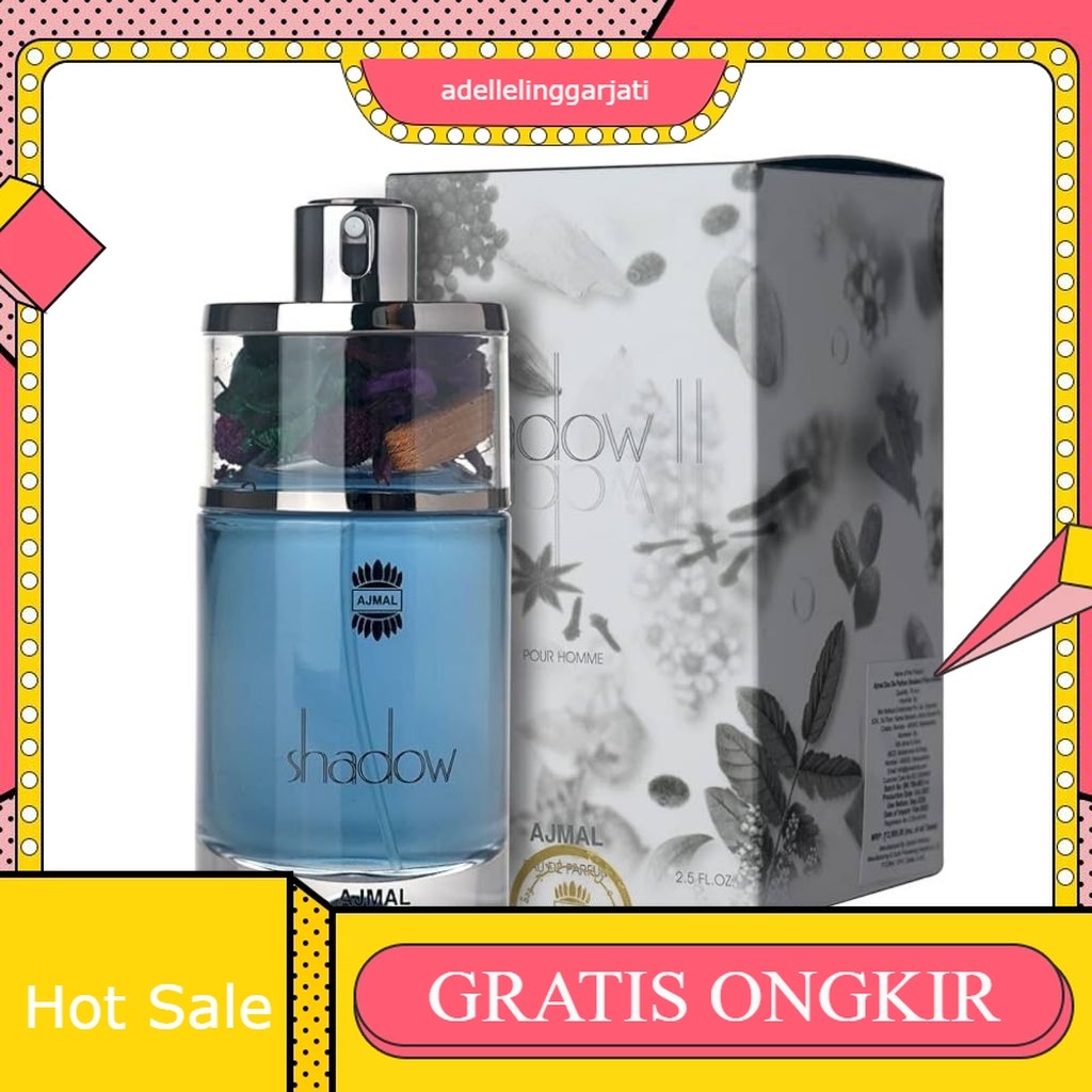 Shadow by Ajmal Perfume EDP 75ML Parfum Dubai Original