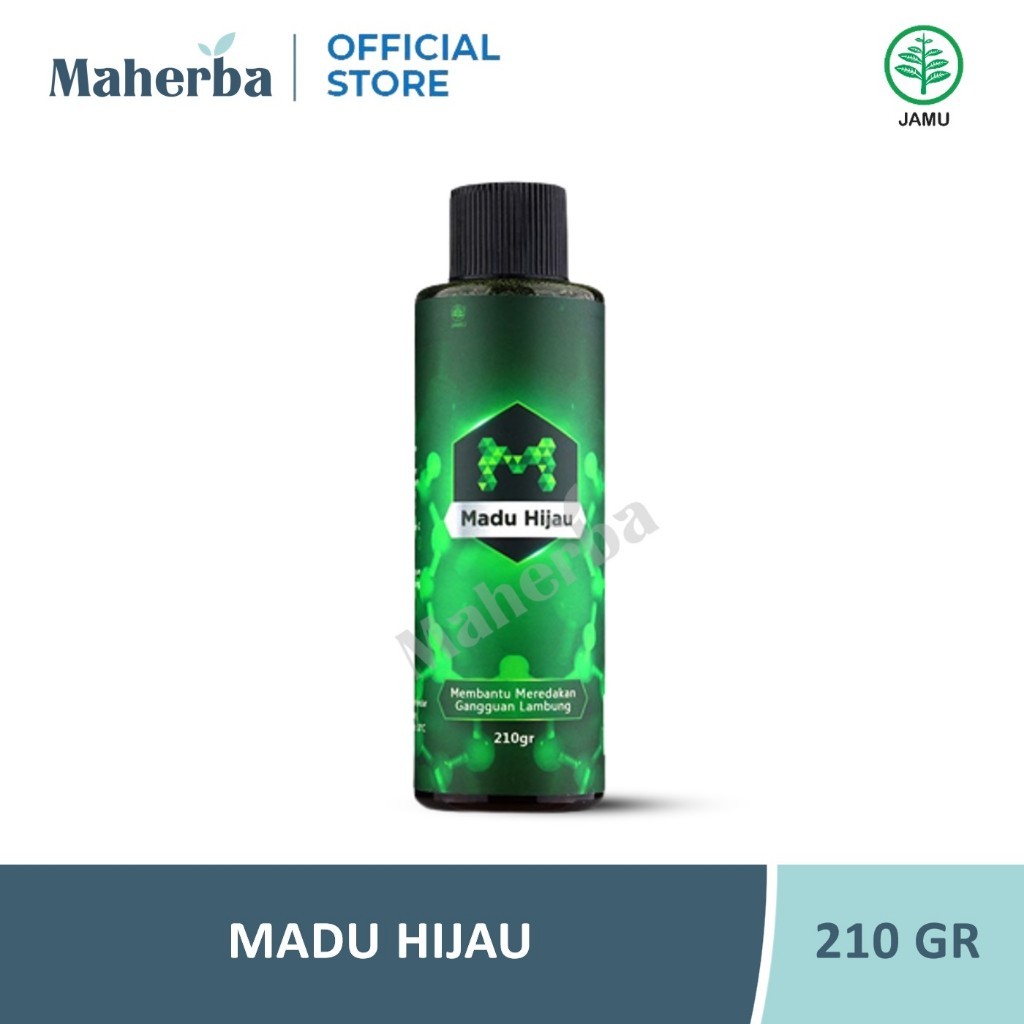 Madu Hijau Original 210Gram BPOM Herbal