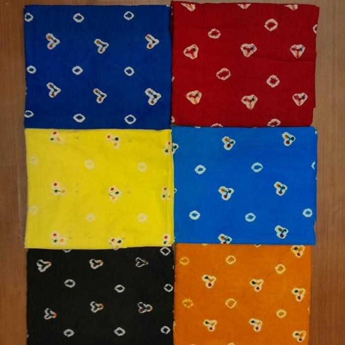 bahan kain batik jumputan asli