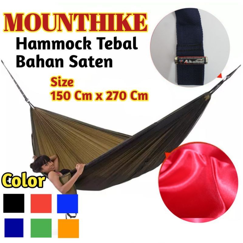 Hammock tebal ayunan kain gantung beban 250 kg bahan tebal