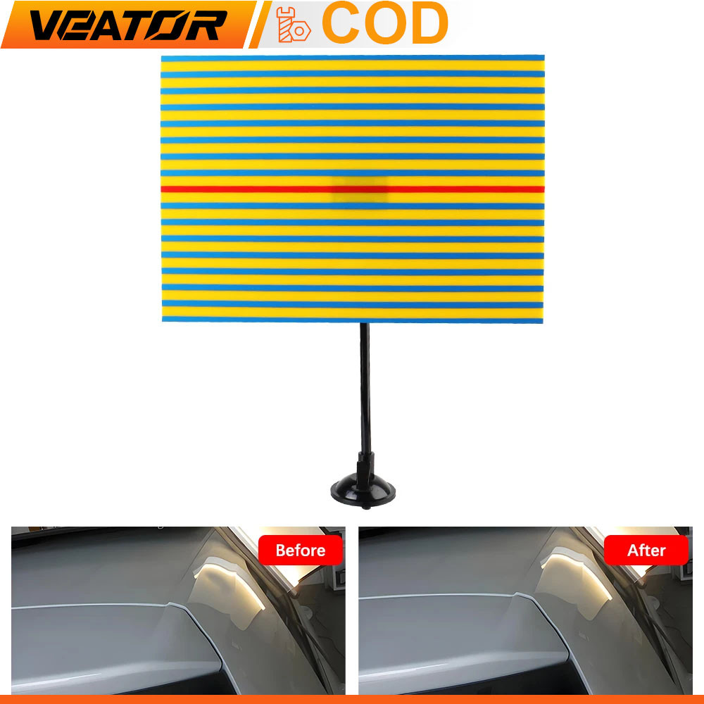Alat Bantu Perbaikan Depresi Mobil Penyok Cat Usb Pelepas Papan Garis Reflektor Lampu Led Pdr Bodi