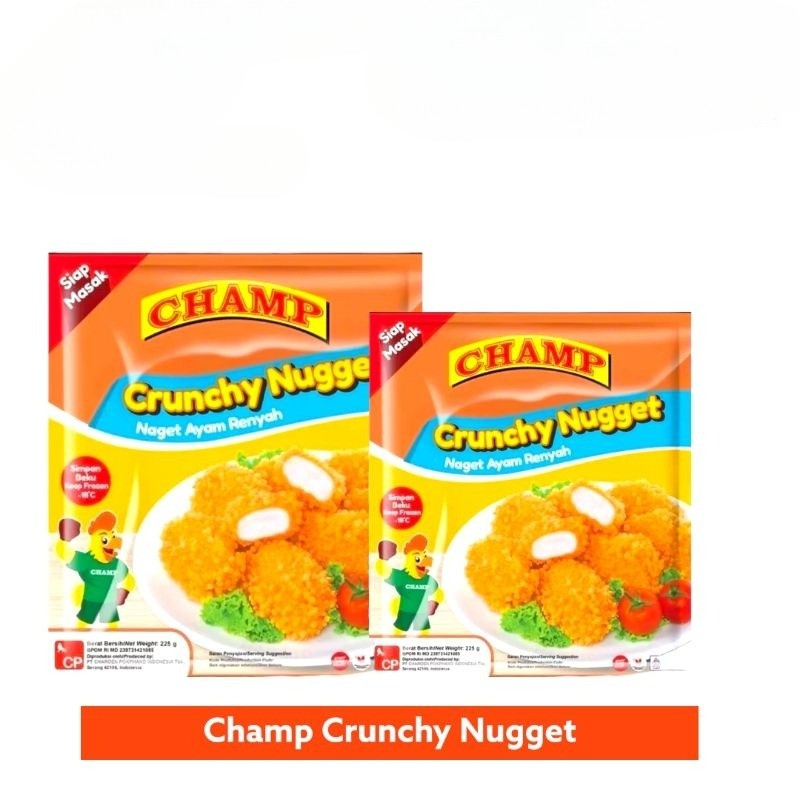 

Champ Crunchy Nugget Ukuran 225Gram-450Gram