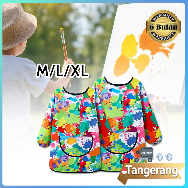 Celemek Apron Anak Untuk Melukis Berkebun /Celemek Makan Anak-Anak / Apron Melukis Anak