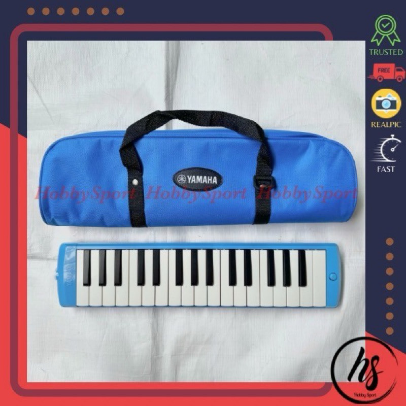 Pianika Yamaha P-32D Original Softcase Tas Pianica Alat Musik Tiup Piano Anak