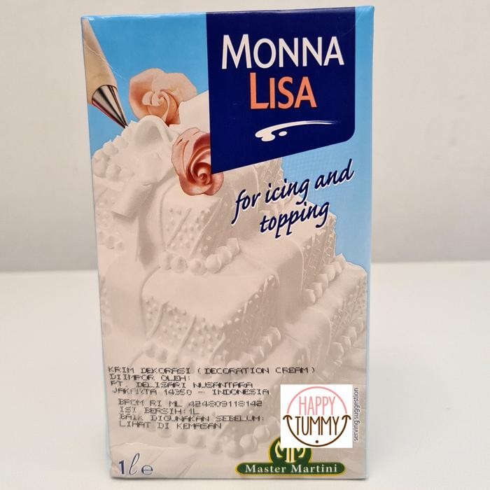 

monna lisa whipping cream UHT 1L non dairy