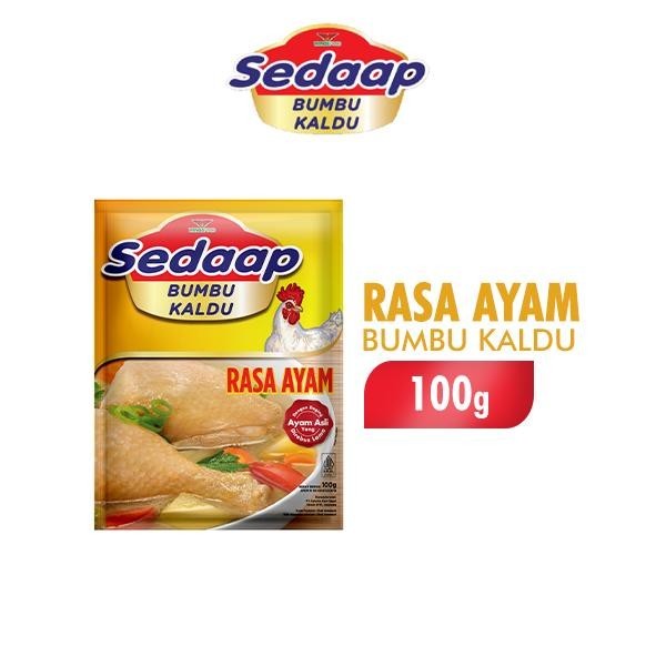 

Sedaap Bumbu Kaldu Ayam Penyedap Rasa 100G