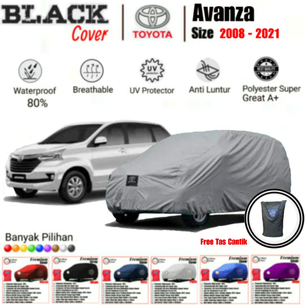 Cover Mobil Toyota Avanza, Sarung Mobil Avanza, Selimut Mobil Avanza, Avanza Lama Waterproof Premium