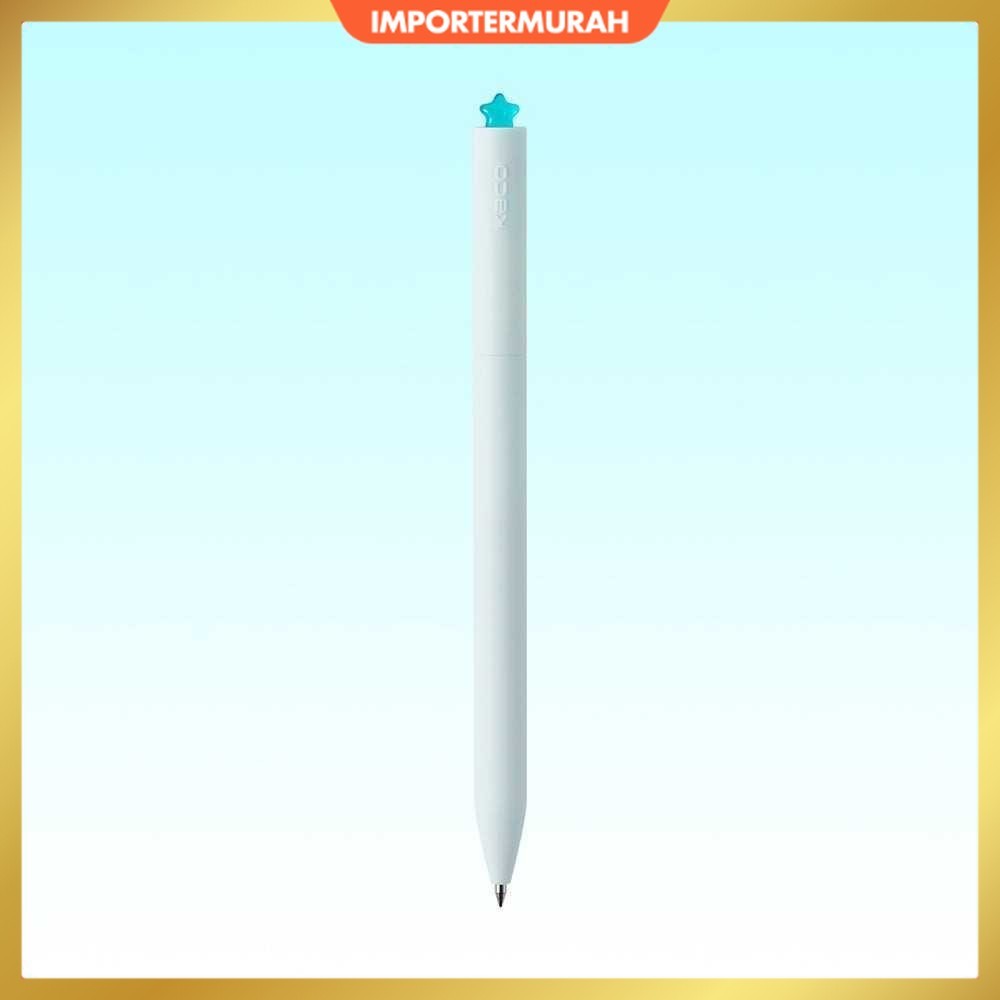 

Kaco Pena Pulpen Gel Dual Ballpoint Black Ink Star Deco 0.5mm 1 PCS - K1055