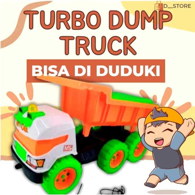 Mainan Anak Truk Pasir Jumbo Bisa Di Duduki / Mainan Anak Truk Dump Pasir Jomplang Jumbo Promo Termurah Cod