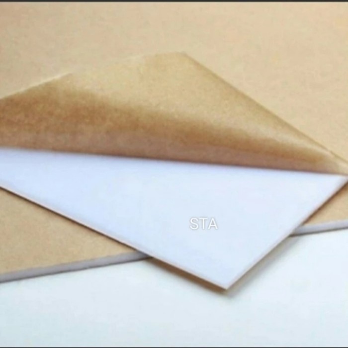 akrilik putih 3mm x 122cm x 244cm