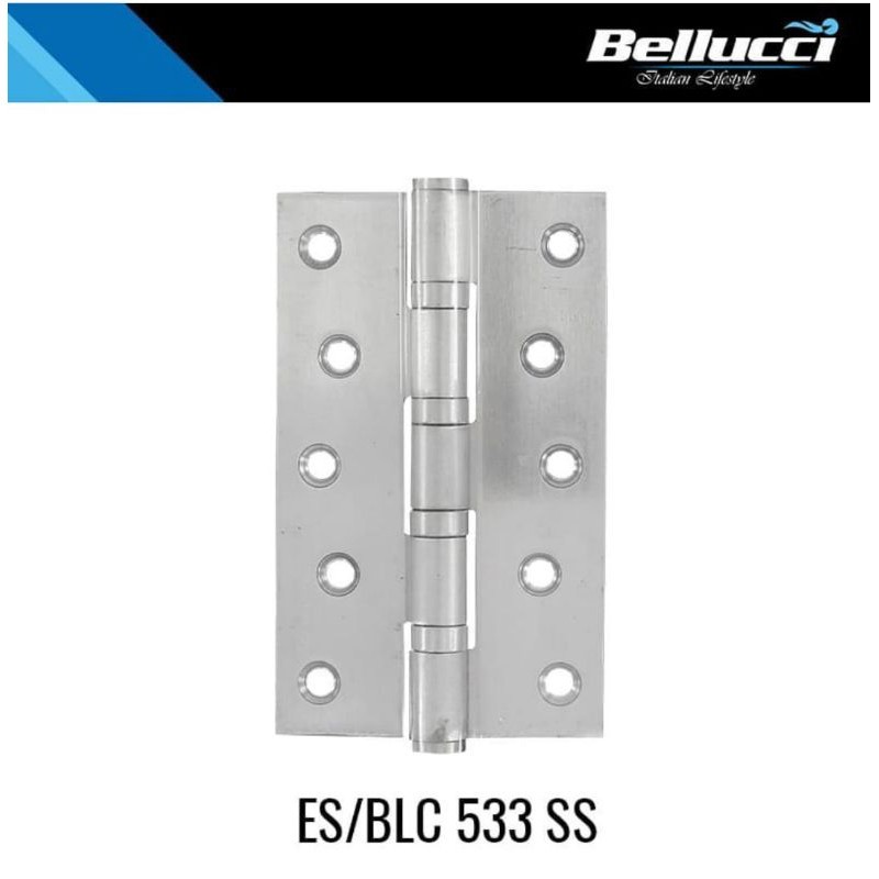 Engsel Bellucci 5" Stainless / Engsel Pintu Bellucci Stainless 5" / 1 pasang Engsel BLC Stainless 5"