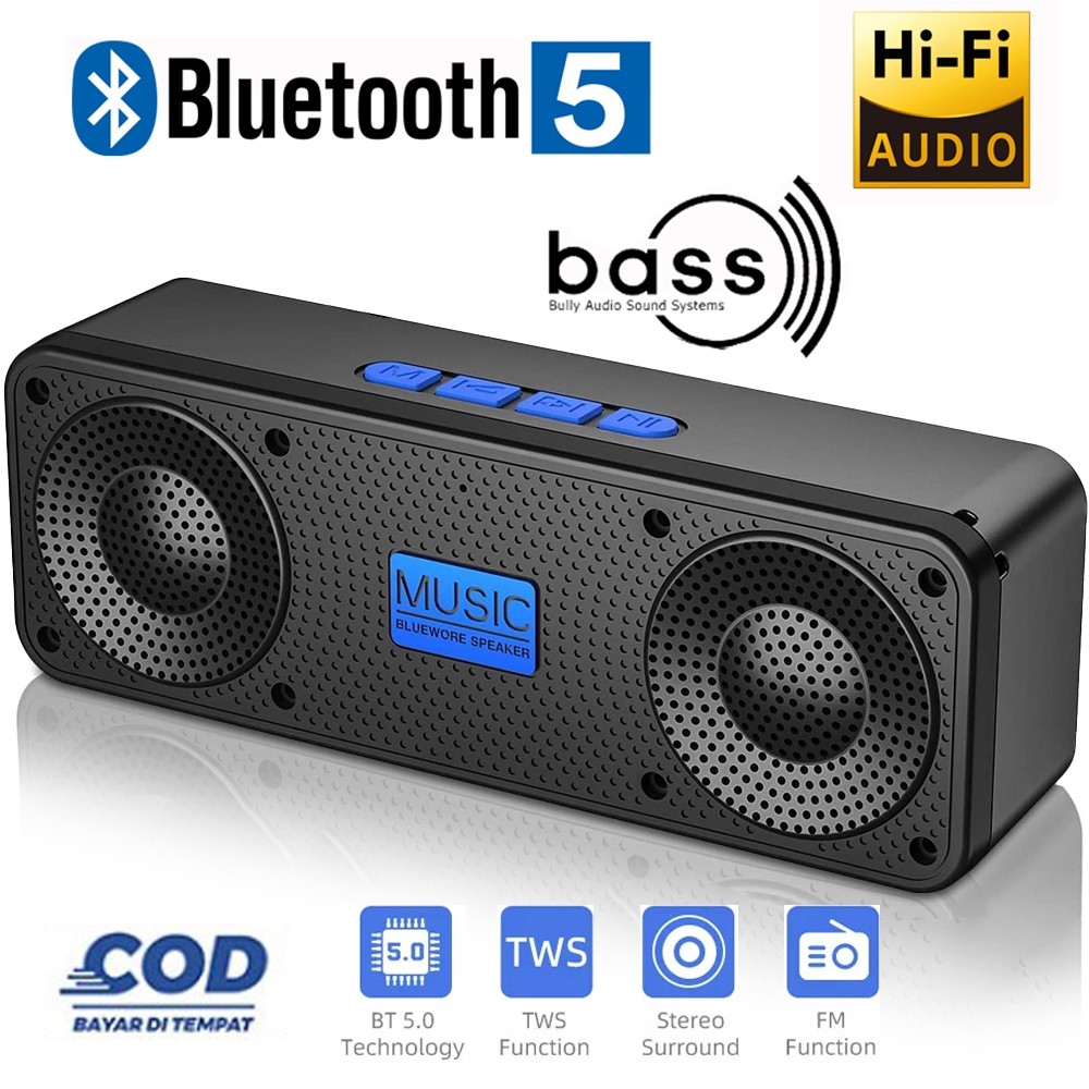 UNIG Speaker Bluetooth Mini Advance Radio FM Usb Input MP3 Bluetooth Speaker Aktif 8 inch