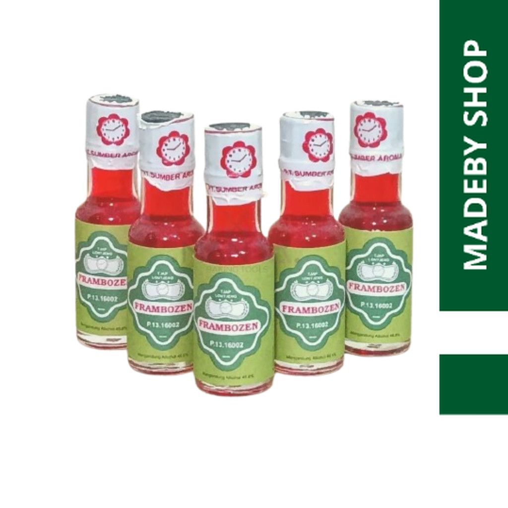 PERISA MAKANAN VANILI CAIR CAP LONTJENG TIE PERISA FRAMBOS PERISA VANILI VANILA ISI 10ML