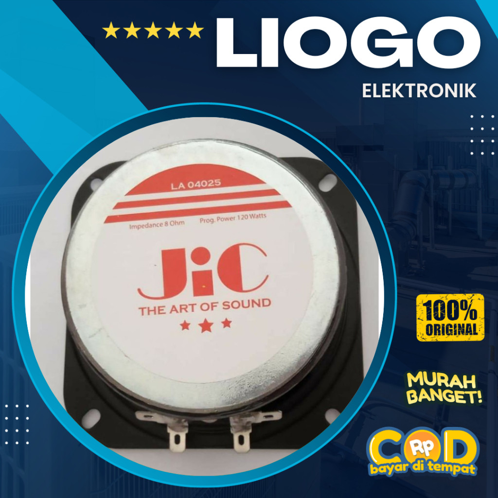 TANEKASHOP - Speaker JIC 4 Inch JIC LA 04025 Middle 4 Inch LA 04025