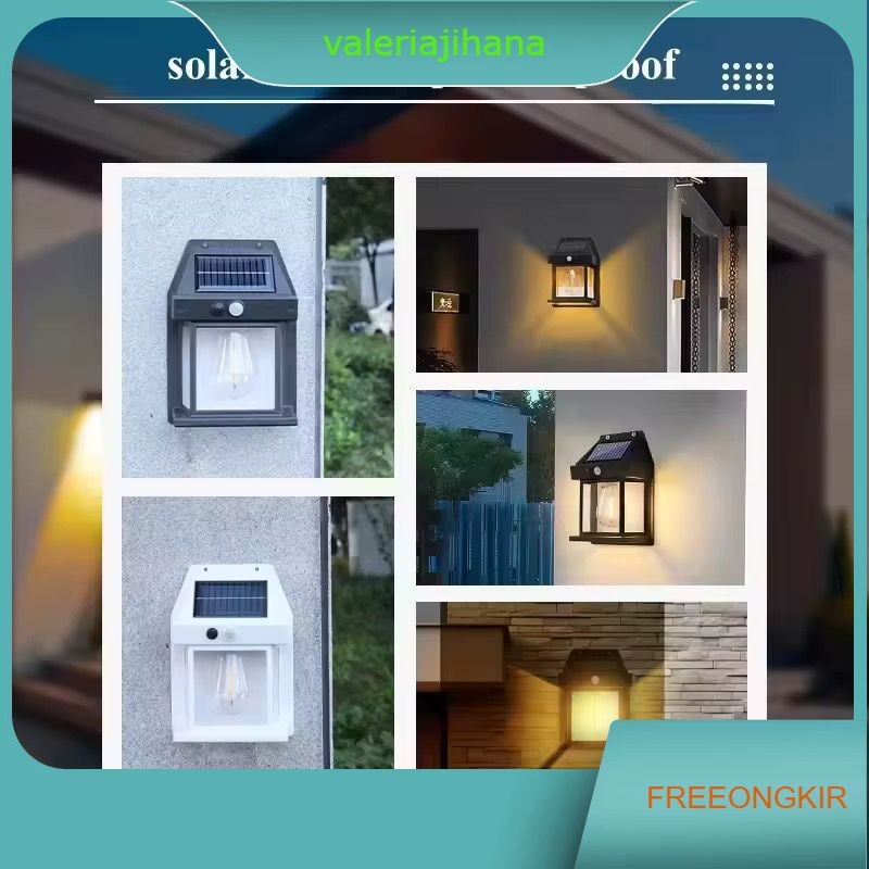 Lampu Dinding Taman Solar Panel Hemat Listrik