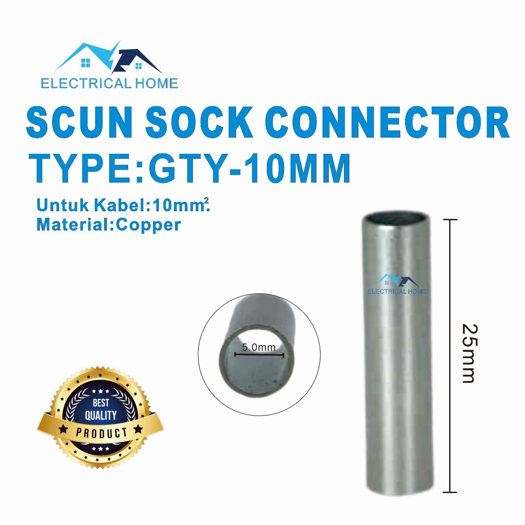 Sock Skun GTY 10mm/Kabel Konektor