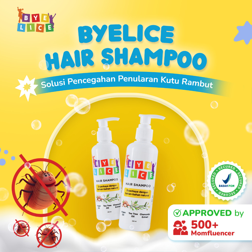 Byelice - Shampo Kutu Rambut Anak Dan Dewasa | Sampo Anti Kutu Rambut | Shampoo Kutu Rambut Anak