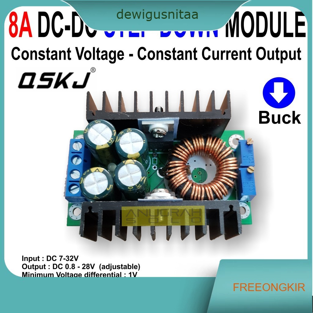 DC-DC Step Down Buck Module 8A StepDown Constant Current & Voltage XL4016