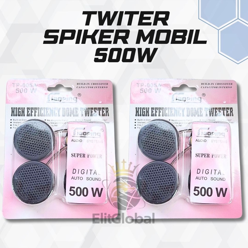 Twiter Spiker Mobil 500W – Speaker Treble Cocok untuk Modif