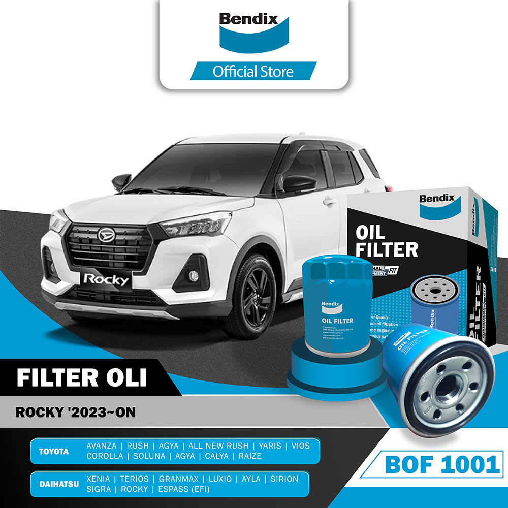 Bendix Filter Oli Saringan Oli Mobil Daihatsu Rocky 2023-On - BOF1001