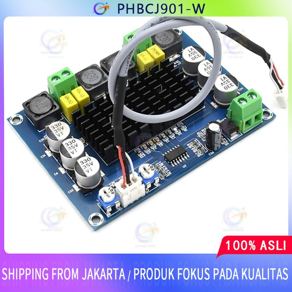 M543 Kit Power Amplifier XH-M543 TPA3116 D2 2 x120W Stereo Mono Channel Digital Audio Power Amplifie