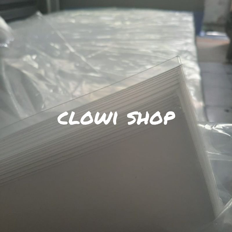 Billy toko Mika PET Lembaran Bening 0,5mm x 1 x 2m - Bahan Face Shield - Face Shield Kacamata