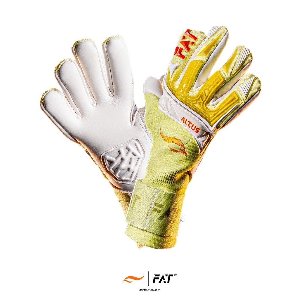 FAT VENOM ALTUS NEGATIVE CUT - YELLOW/WHITE (SARUNG TANGAN KIPER, GK GLOVES)