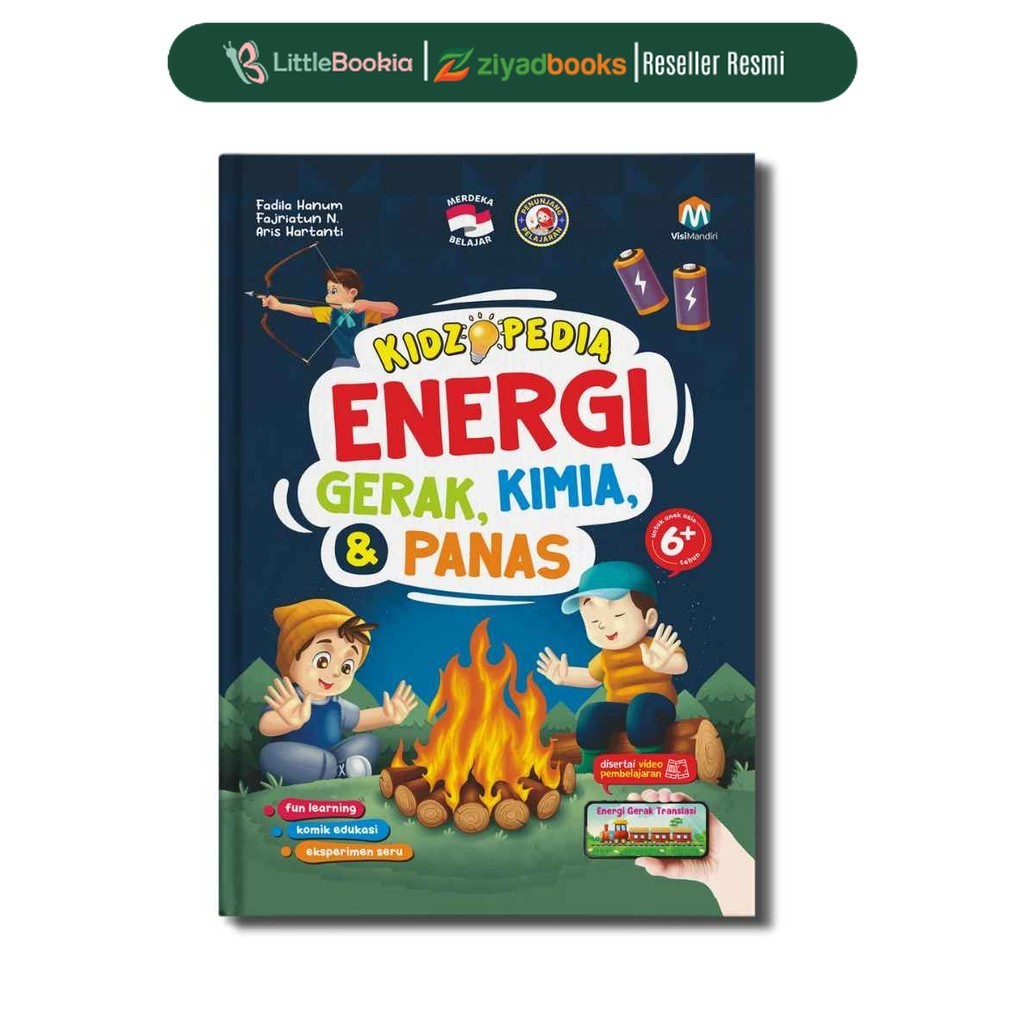 Ziyadbooks Buku Kidzopedia Energi Gerak Kimia Dan Panas Pengetauan Bacaan Sains Anak Sd Kelas 1 2