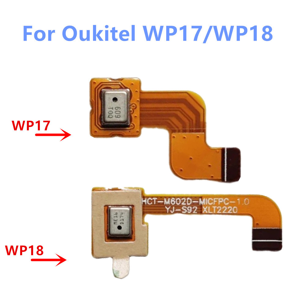 New al Mic Microphone Flex Cable For Oukitel WP17 WP18 Moible Phone al Parts FPC