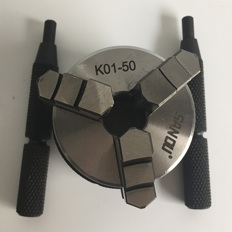 2'' Lathe Chuck Mini Wood Lathe Chuck K01-50 SANOU Lathe Self-Centering Chuck