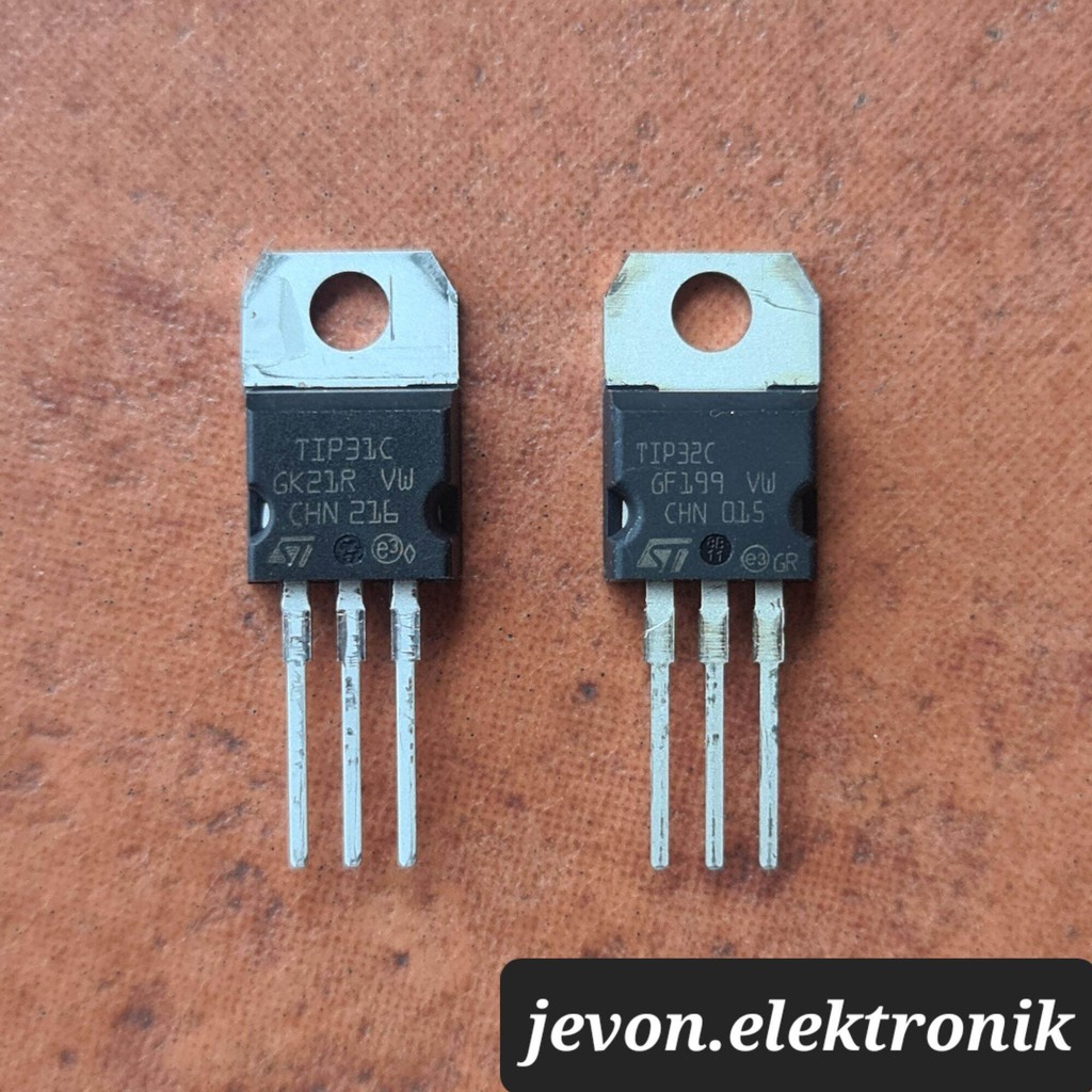 IC Transistor TIP 31 32 C Original ST TIP31 TIP32 31C 32C TIP31C TIP32C VW CHN