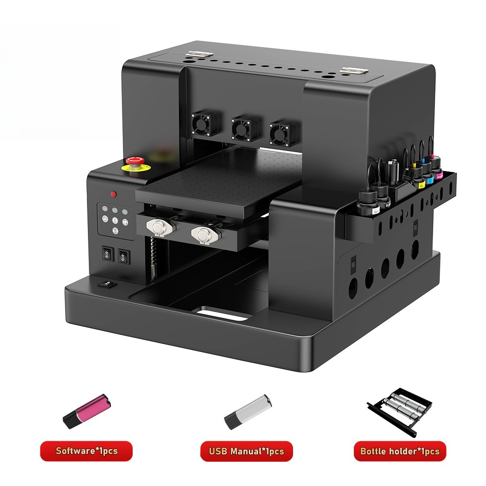 A3 UV Printer XP600 UV Flatbed Printing Machine A3 UV DTF Printer For Pen Bottle Wood UV Flatbed Pri