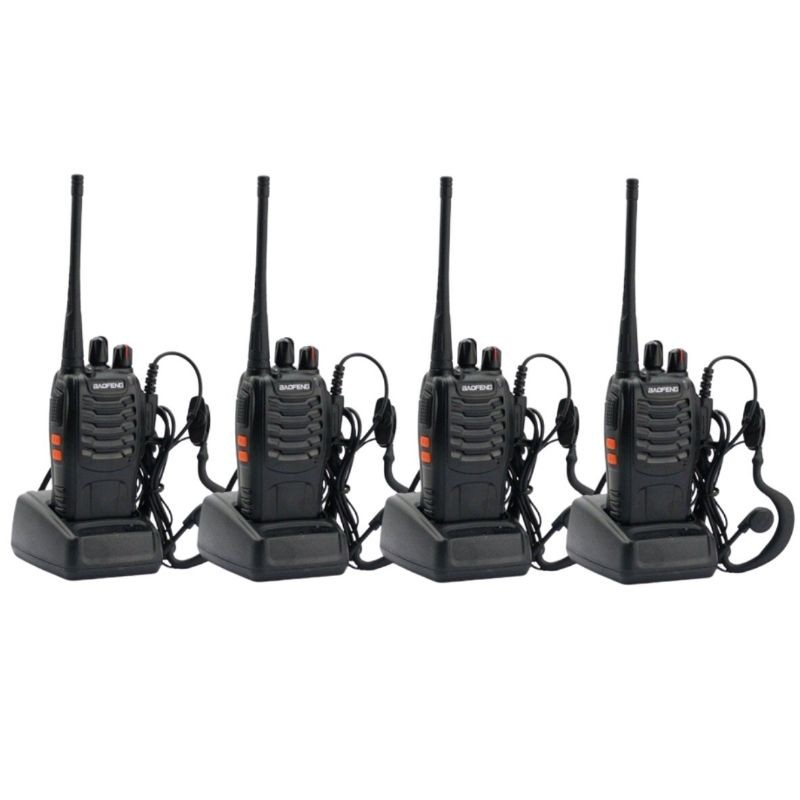 Paket 4 Unit Walkie Talkie  Baofeng 888s  BF 888SMurah