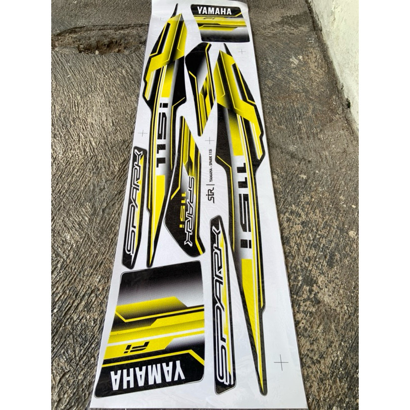 (COD) Striping Stiker Variasi Thailand Motor Yamaha Jupiter Z Spark 115 - Striping Simpel