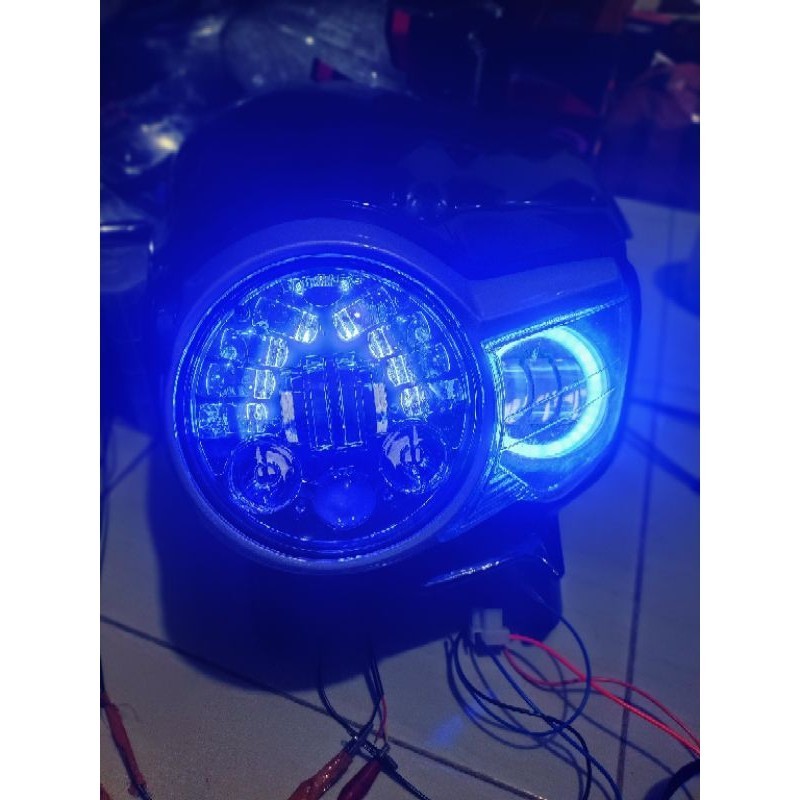 LAMPU Daymaker TIGER PECE plus DAYMAKER 16 LED 5,75 INCH LED 5,75 INCH SET DAYMAKER MINI 3 MATA ANGE