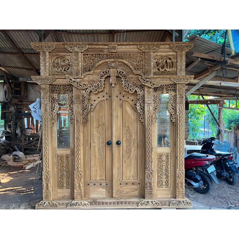 Pintu Gebyok Ukir Jati Jepara Furniture | Pintu Ukiran Jepara | Gebyok Pintu Ukir Jati Jepara | Pint