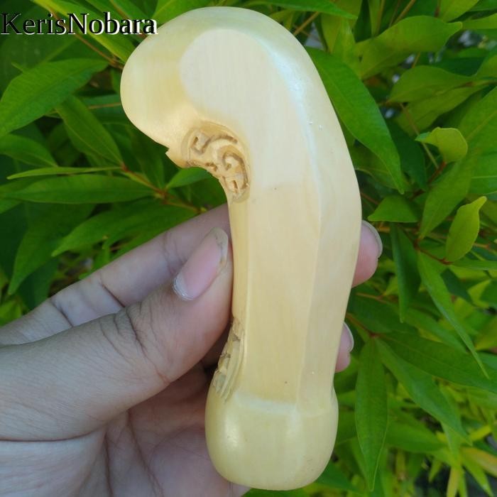 Deder atau gagang keris solo kayu cendana jawa garap bagus KNB2 murah