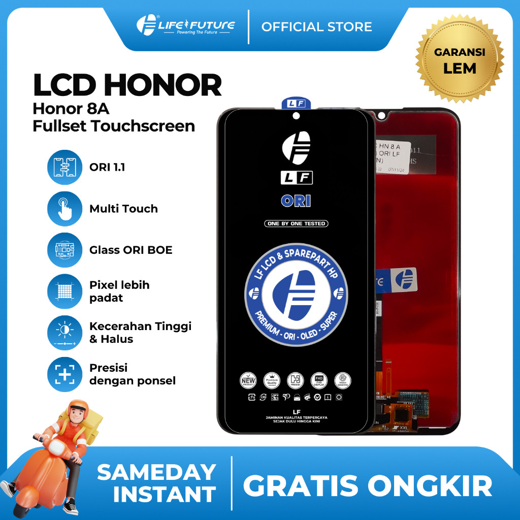 LCD Honor 8A Fullset Touchscreen