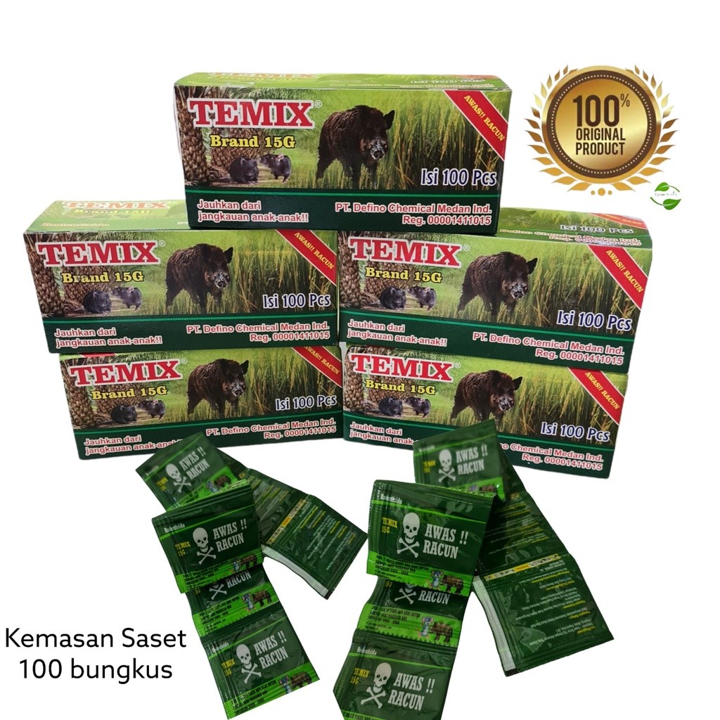 TEMIX RACUN TIKUS CAN BABI HUTAN ORIGINAL DEVINDO SASET ORI