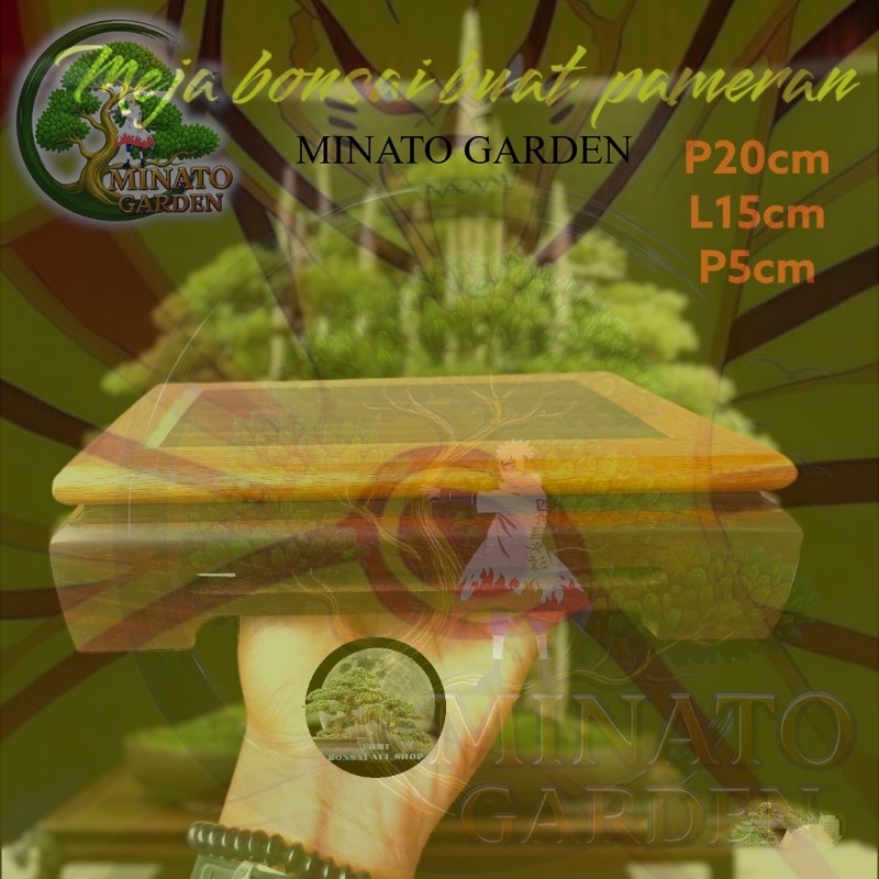 MG - Meja bonsai pameran motif classic