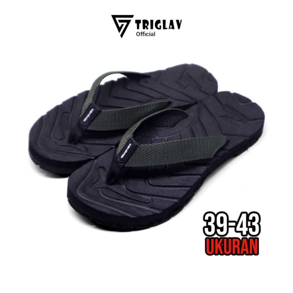 Triglav - Sandal Pira Jepit Gunung Victor Army
