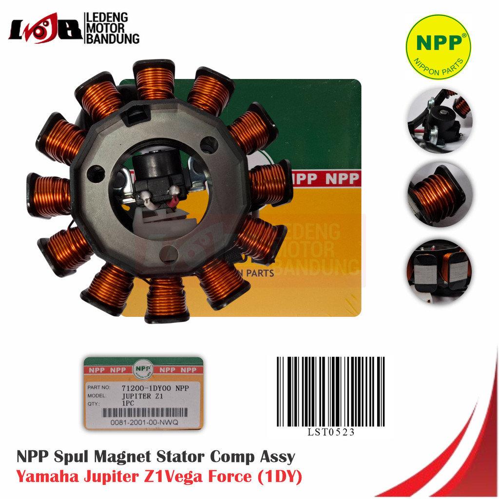 NPP Spul Yamaha Jupiter Z1 Vega Force 1DY Spull Stator Comp Assy Magnet Pulser Motor