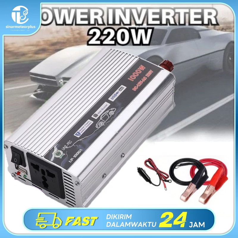 Power Inverter 1000W 2000W 4000W 220W Inverter DC 12V to AC 220V 500 watt Pengubah Arus DC ke AC Sol